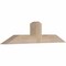 Ekena Millwork Portland Smooth Timber Gable Bracket, Douglas Fir, 36"W x 9"H x 3 1/2"D x 3 1/2"F, 6/12 Pitch GBW036X09X0404POR00SDF - alternate 4
